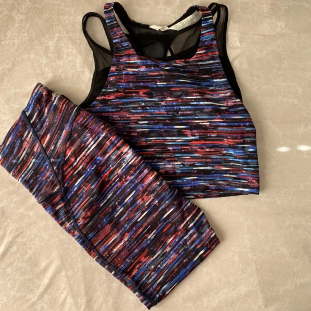 ***SOLD***Lululemon Leggings and Crop Top Set